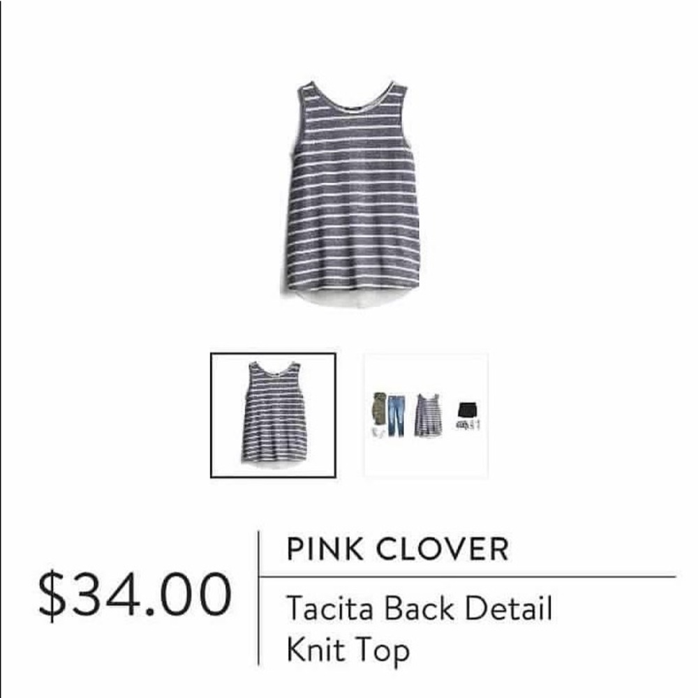 Stitch fix Pink Clover Tacita tank top size small